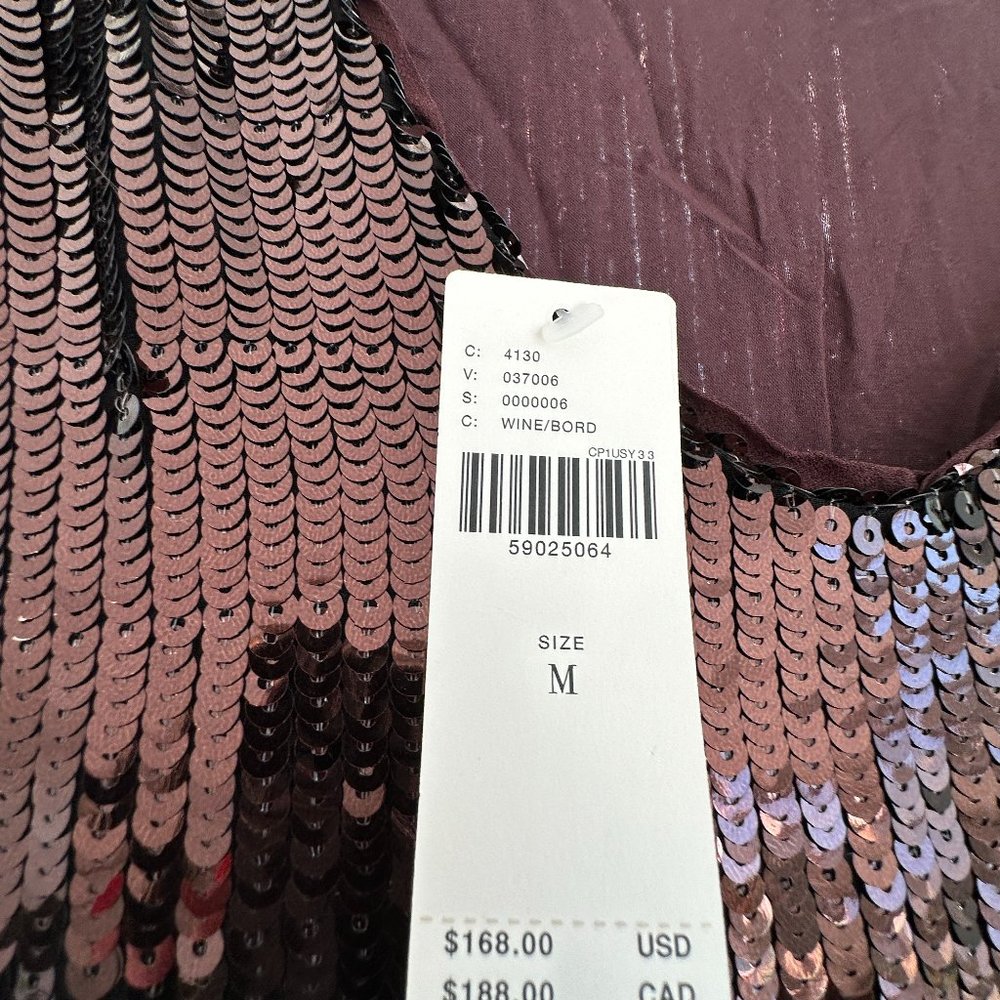Brown sequin sheat